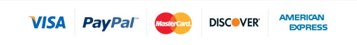 Accepted credit cards