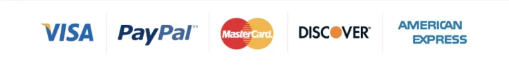 Accepted credit cards