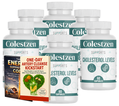 ColestZen 6 bottle package with 2 free bonus ebooks