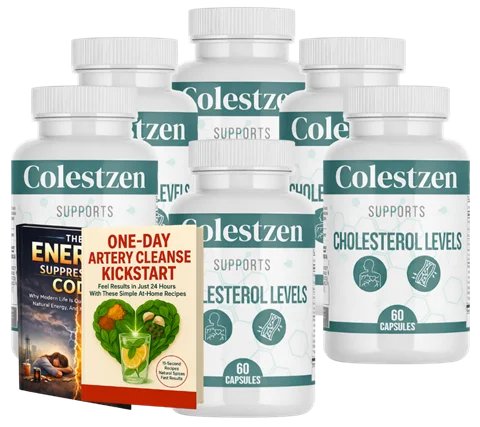 ColestZen 6 bottle package with 2 free bonus ebooks