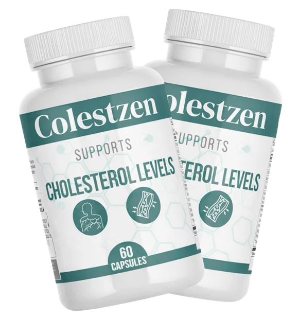 ColestZen natural cholesterol and heart health supplement bottle