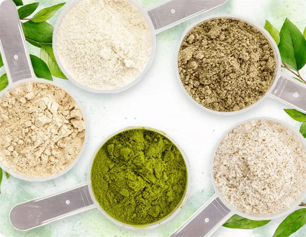 ProDentim blend of natural ingredients — powders and leaves
